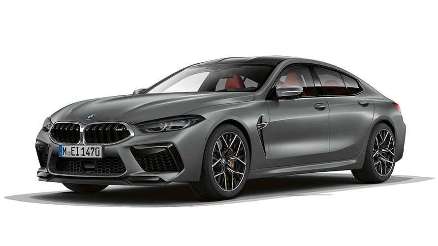 Sportowo elegancka sylwetka czterodrzwiowego coupé.