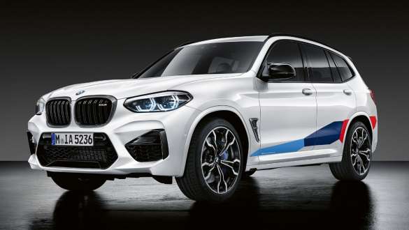 BMW X3M z akcesoriami BMW M Performance Parts.